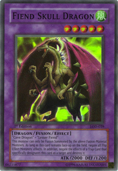 Fiend Skull Dragon [LOD-039] Super Rare | North Game Den