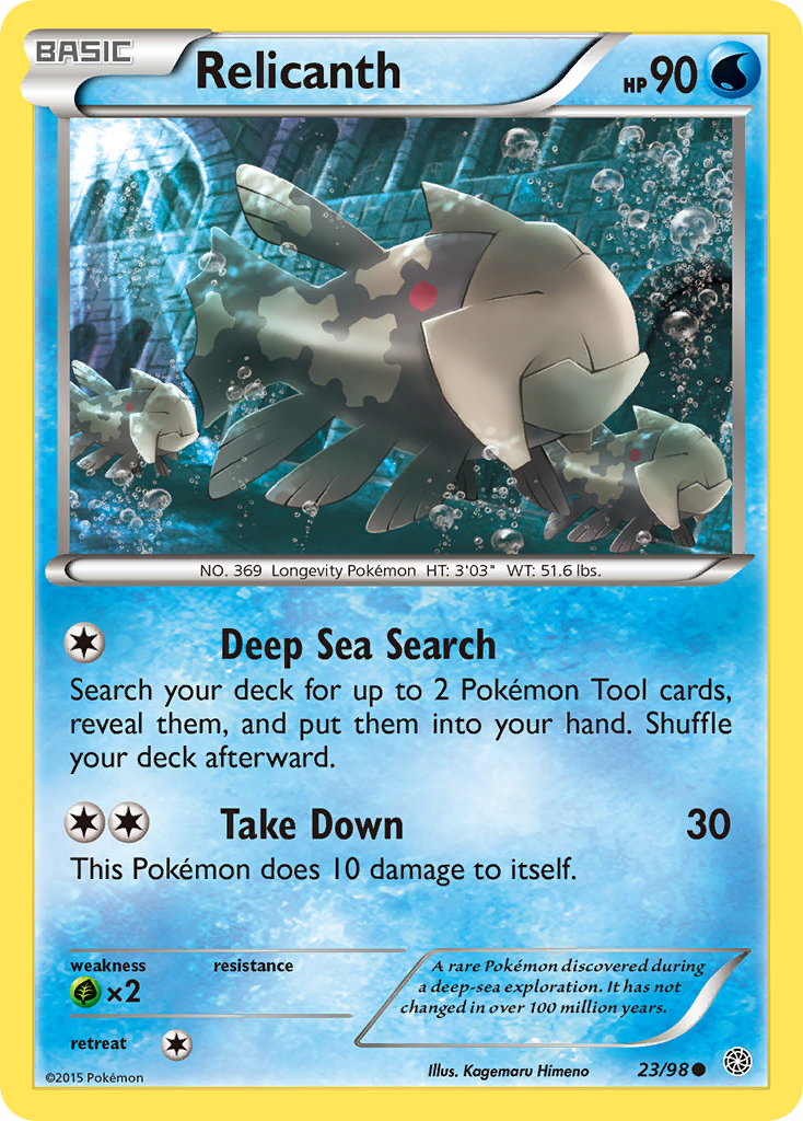 Relicanth (23/98) [XY: Ancient Origins] | North Game Den