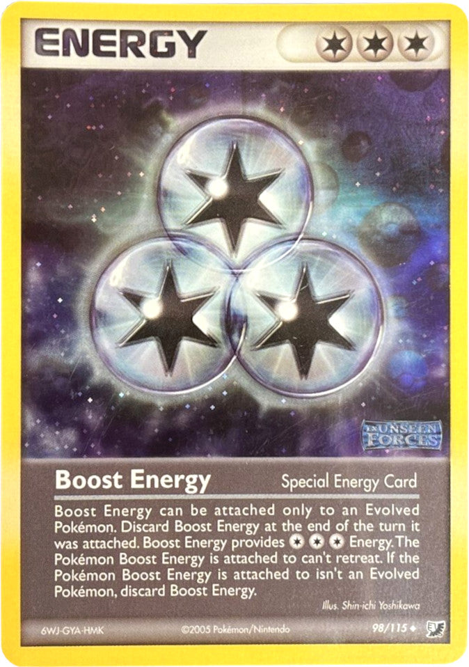 Boost Energy (98/115) (Stamped) [EX: Unseen Forces] | North Game Den