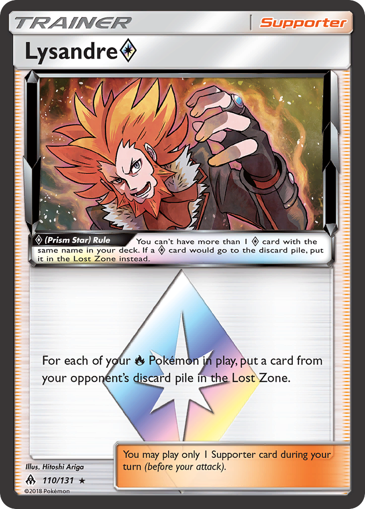Lysandre (110/131) (Prism Star) [Sun & Moon: Forbidden Light] | North Game Den