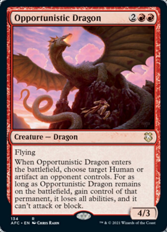 Opportunistic Dragon [Dungeons & Dragons: Adventures in the Forgotten Realms Commander] | North Game Den