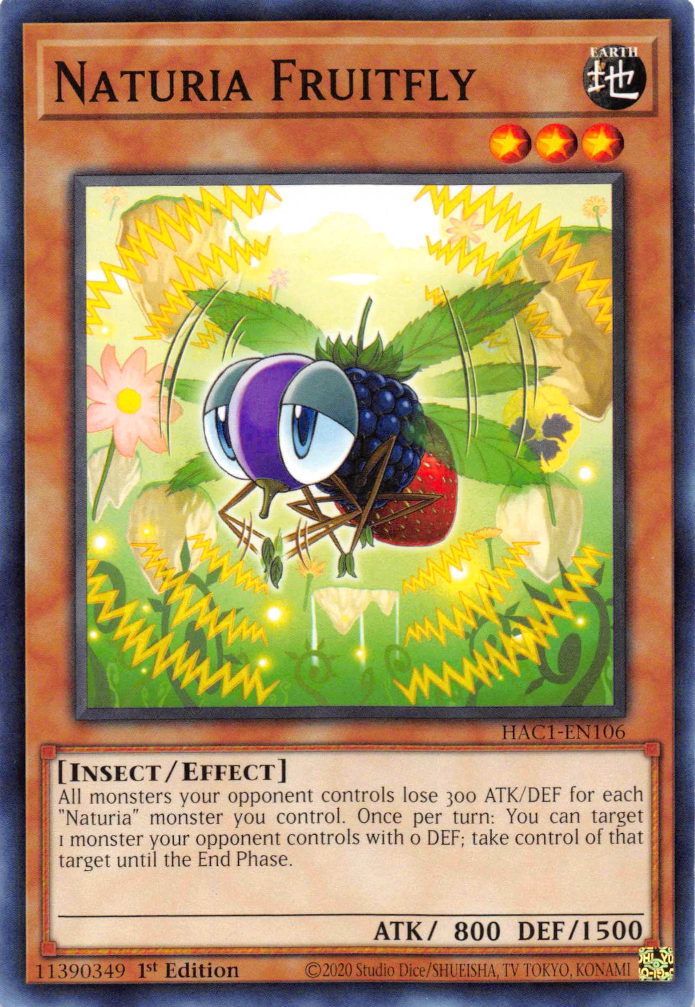 Naturia Fruitfly [HAC1-EN106] Common | North Game Den