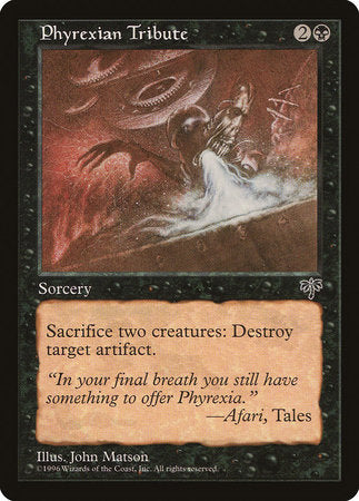 Phyrexian Tribute [Mirage] | North Game Den