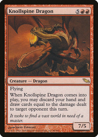 Knollspine Dragon [Shadowmoor] | North Game Den