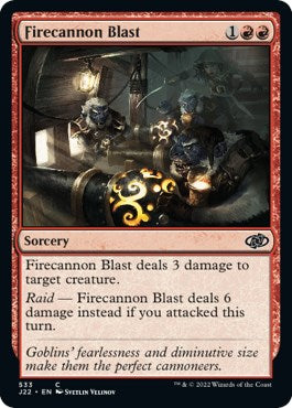 Firecannon Blast [Jumpstart 2022] | North Game Den