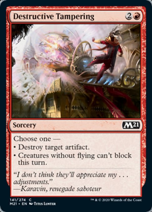 Destructive Tampering [Core Set 2021] | North Game Den