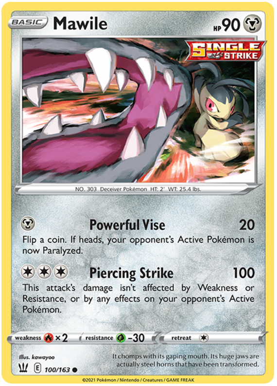 Mawile (100/163) [Sword & Shield: Battle Styles] | North Game Den