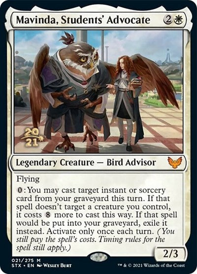 Mavinda, Students' Advocate [Strixhaven: School of Mages Prerelease Promos] | North Game Den