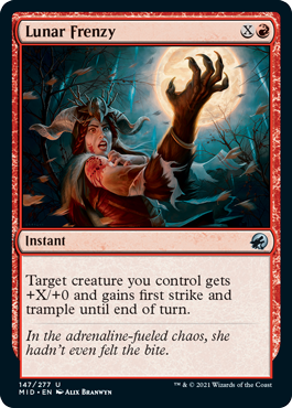 Lunar Frenzy [Innistrad: Midnight Hunt] | North Game Den