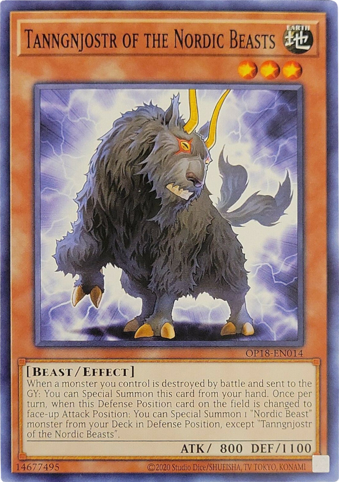 Tanngnjostr of the Nordic Beasts [OP18-EN014] Common | North Game Den
