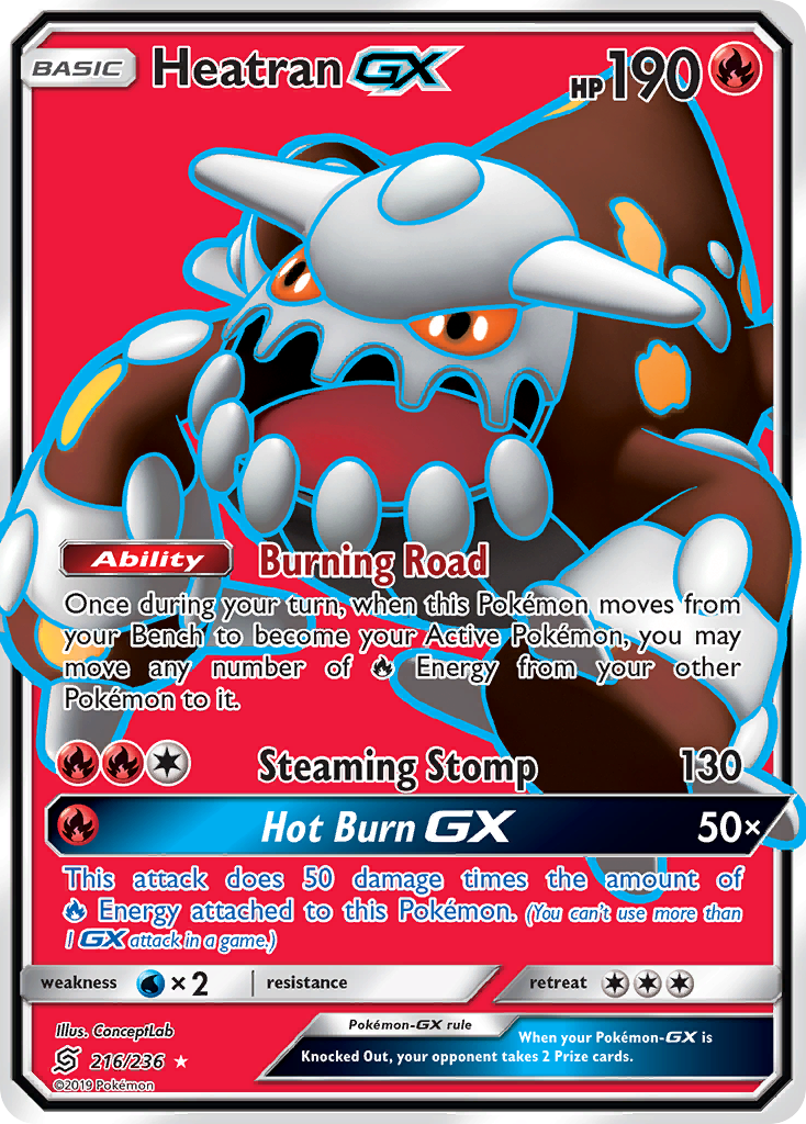 Heatran GX (216/236) [Sun & Moon: Unified Minds] | North Game Den