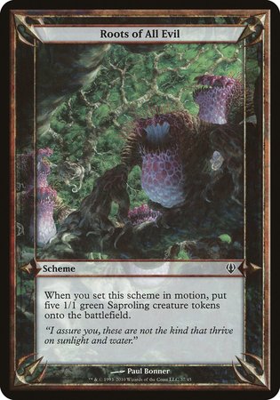 Roots of All Evil (Archenemy) [Archenemy Schemes] | North Game Den