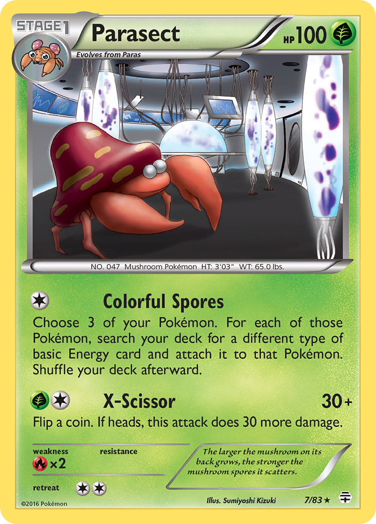 Parasect (7/83) [XY: Generations] | North Game Den