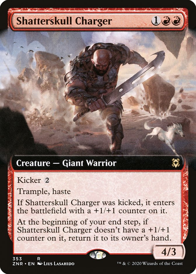 Shatterskull Charger (Extended Art) [Zendikar Rising] | North Game Den