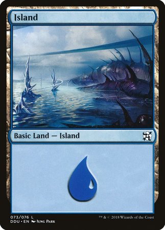 Island (73) [Duel Decks: Elves vs. Inventors] | North Game Den