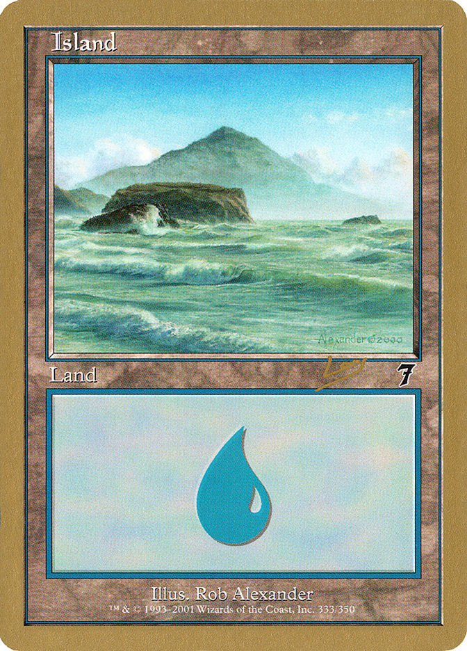 Island (333) (Raphael Levy) [World Championship Decks 2002] | North Game Den