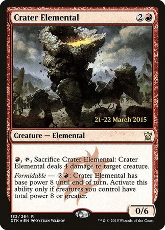 Crater Elemental [Dragons of Tarkir Promos] | North Game Den