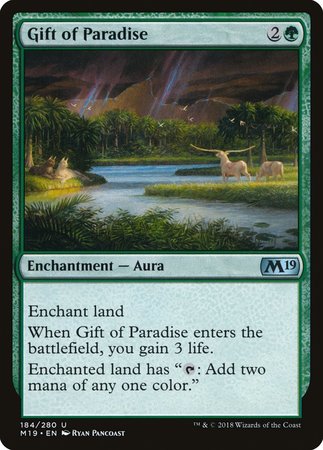 Gift of Paradise [Core Set 2019] | North Game Den