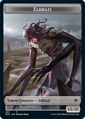 Eldrazi // Soldier Double-Sided Token [Starter Commander Decks] | North Game Den