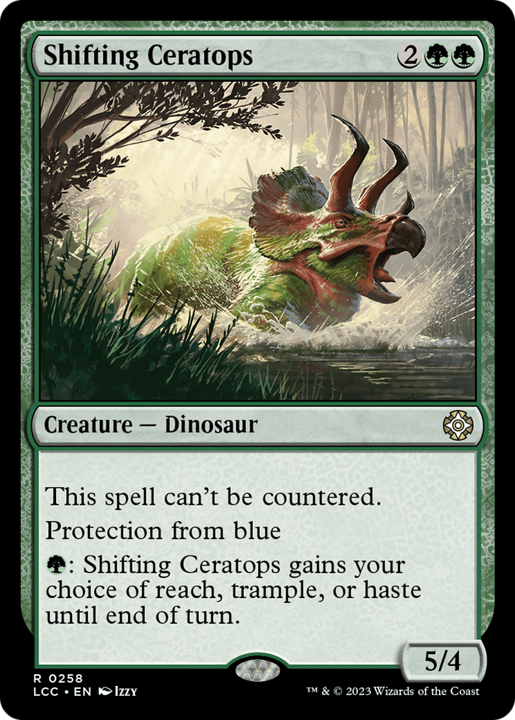 Shifting Ceratops [The Lost Caverns of Ixalan Commander] | North Game Den