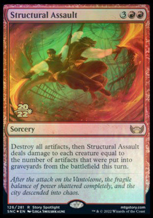 Structural Assault [Streets of New Capenna Prerelease Promos] | North Game Den