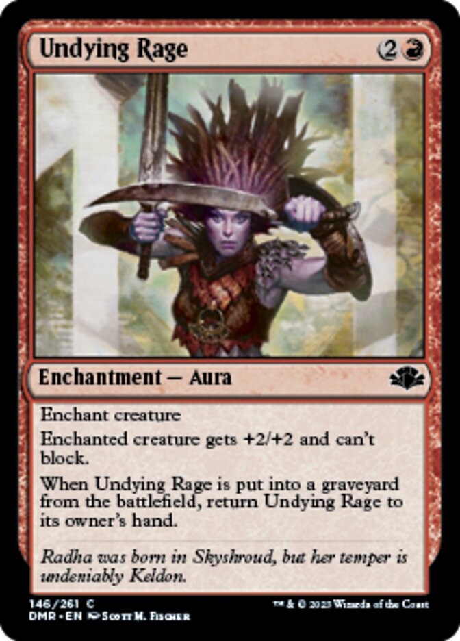 Undying Rage [Dominaria Remastered] | North Game Den
