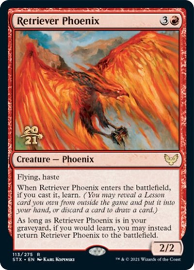 Retriever Phoenix [Strixhaven: School of Mages Prerelease Promos] | North Game Den