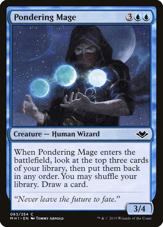 Pondering Mage [Modern Horizons] | North Game Den