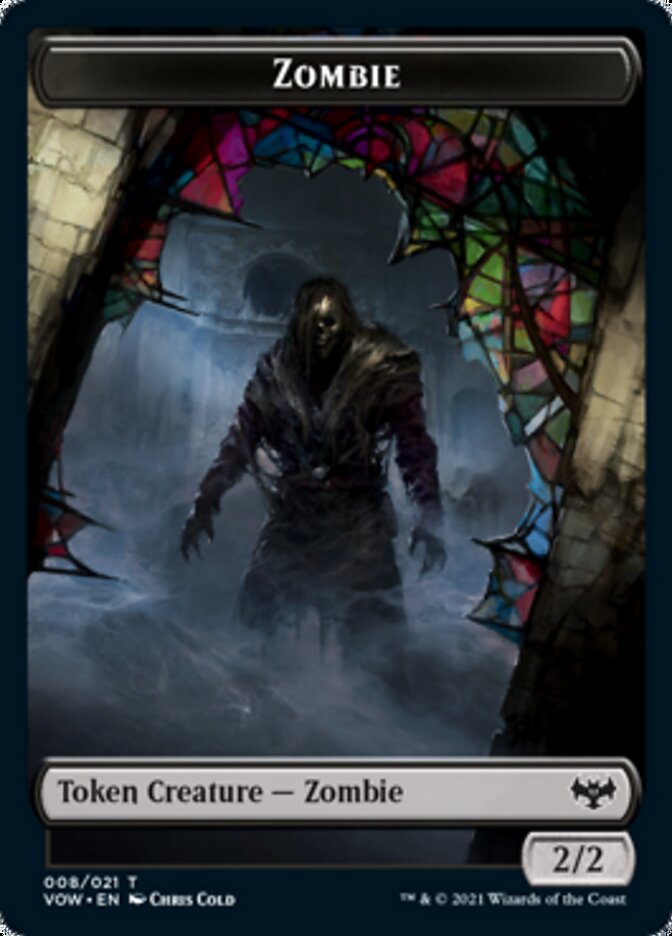 Zombie Token (008) [Innistrad: Crimson Vow Tokens] | North Game Den