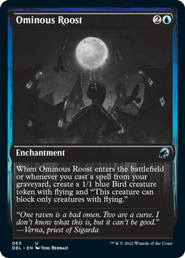 Ominous Roost [Innistrad: Double Feature] | North Game Den