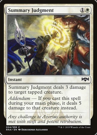 Summary Judgment [Ravnica Allegiance] | North Game Den