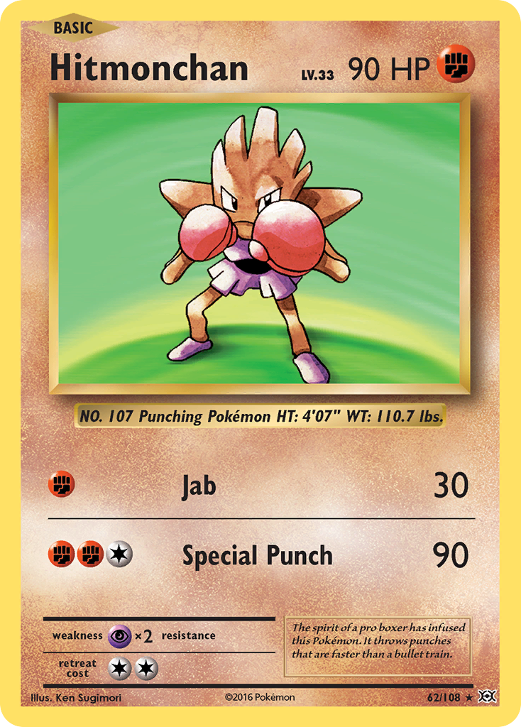 Hitmonchan (62/108) [XY: Evolutions] | North Game Den