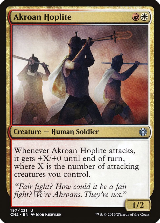Akroan Hoplite [Conspiracy: Take the Crown] | North Game Den