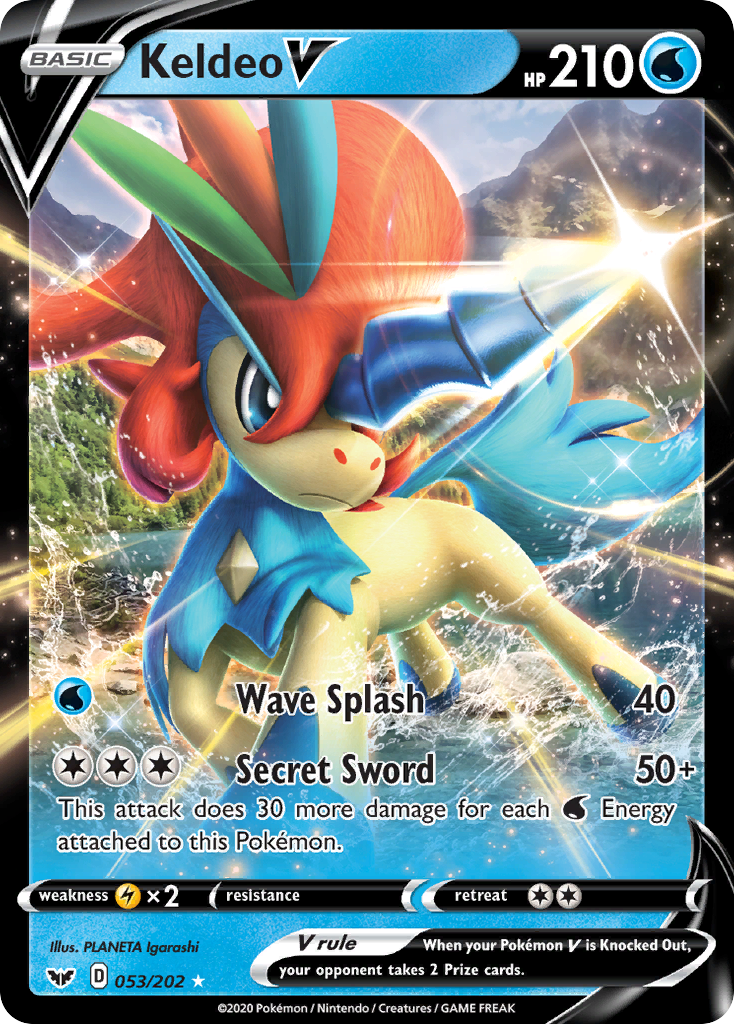 Keldeo V (053/202) [Sword & Shield: Base Set] | North Game Den