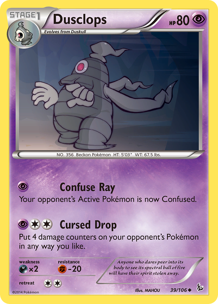 Dusclops (39/106) [XY: Flashfire] | North Game Den