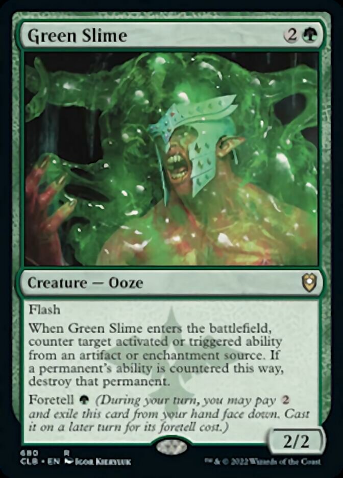 Green Slime [Commander Legends: Battle for Baldur's Gate] | North Game Den