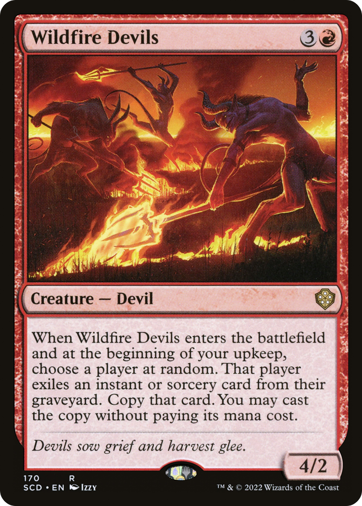 Wildfire Devils [Starter Commander Decks] | North Game Den