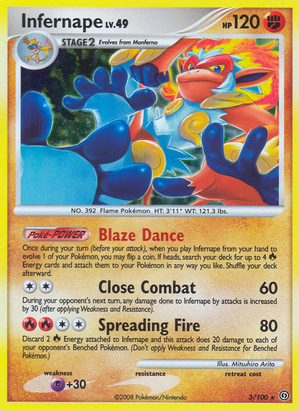 Infernape (3/100) [Diamond & Pearl: Stormfront] | North Game Den