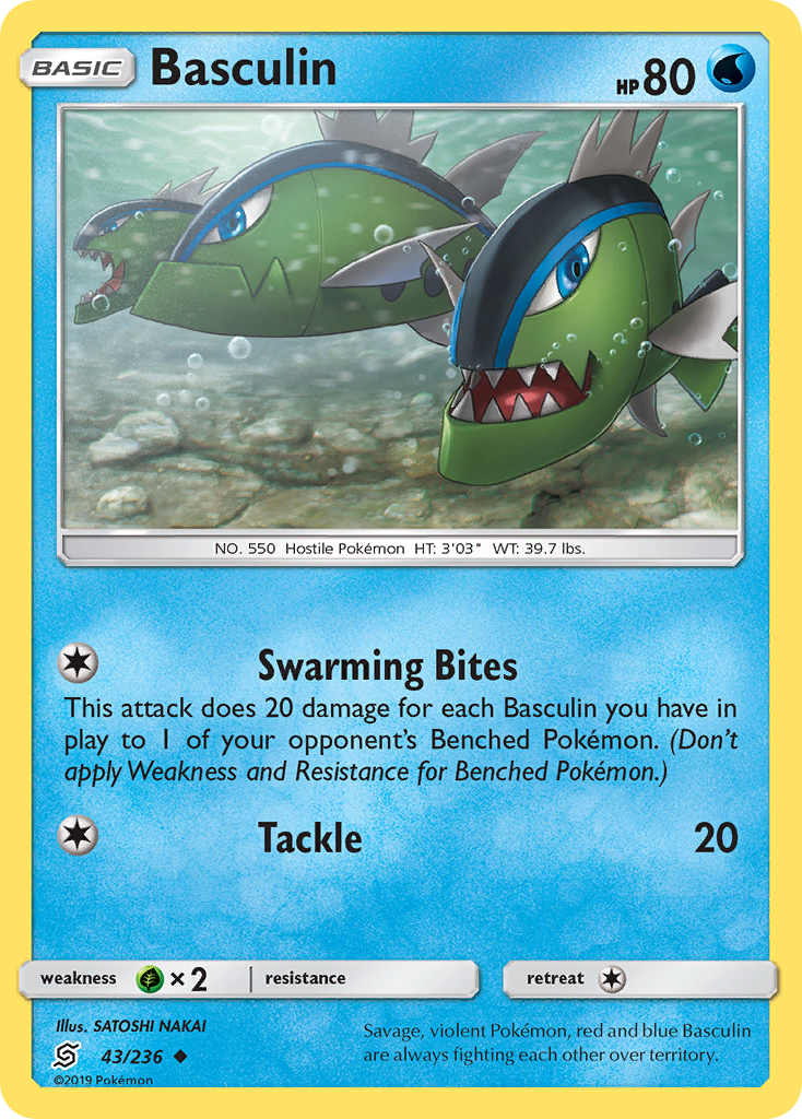 Basculin (43/236) [Sun & Moon: Unified Minds] | North Game Den