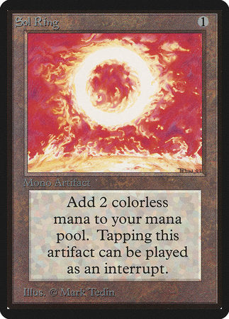 Sol Ring [Limited Edition Beta] | North Game Den