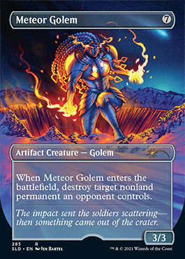 Meteor Golem (Borderless) [Secret Lair Drop Series] | North Game Den