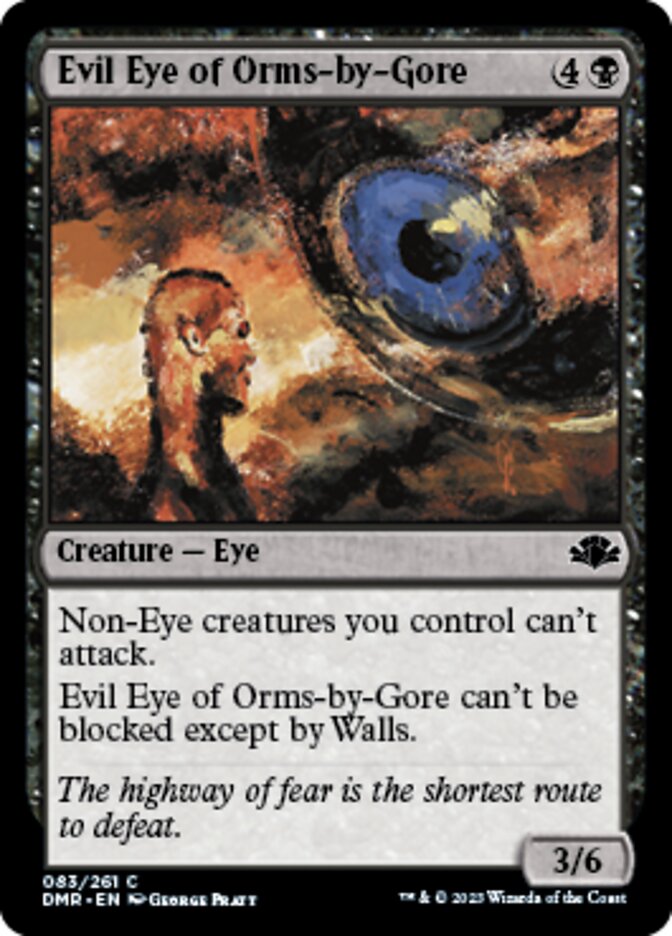 Evil Eye of Orms-by-Gore [Dominaria Remastered] | North Game Den