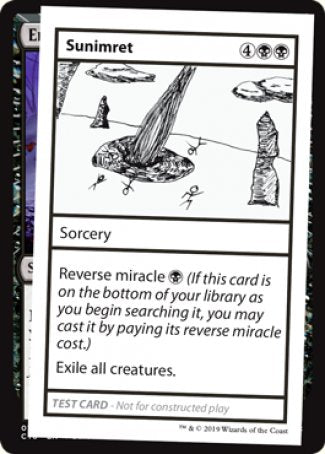 Sunimret (2021 Edition) [Mystery Booster Playtest Cards] | North Game Den