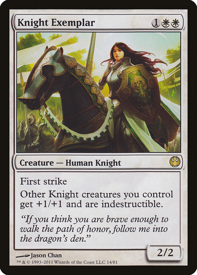 Knight Exemplar [Duel Decks: Knights vs. Dragons] | North Game Den