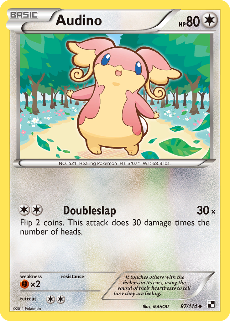 Audino (87/114) [Black & White: Base Set] | North Game Den