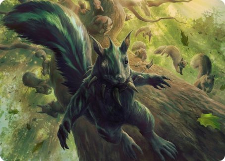Chatterfang, Squirrel General Art Card (68) [Modern Horizons 2 Art Series] | North Game Den
