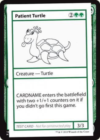 Patient Turtle (2021 Edition) [Mystery Booster Playtest Cards] | North Game Den