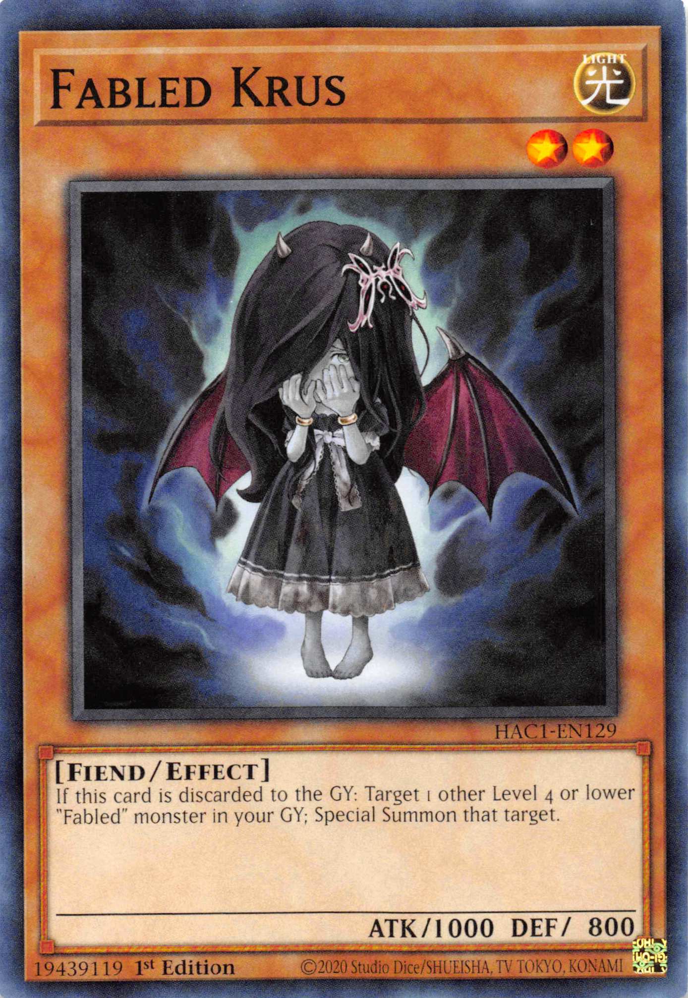 Fabled Krus [HAC1-EN129] Common | North Game Den