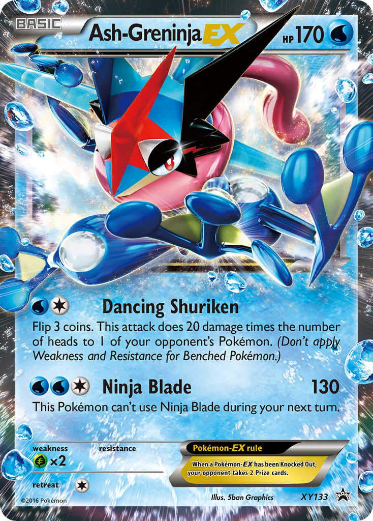 Ash-Greninja EX (XY133) [XY: Black Star Promos] | North Game Den