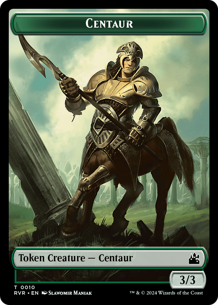 Centaur Token [Ravnica Remastered Tokens] | North Game Den